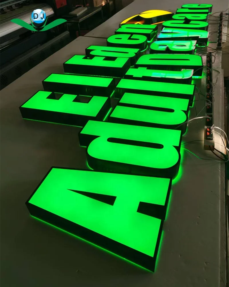 Electronic Led Sign Board Led Light Led Custom Sign Outdoor Advertising Led Letter Sign for Beauty Salon, Boutique, Barber Shop