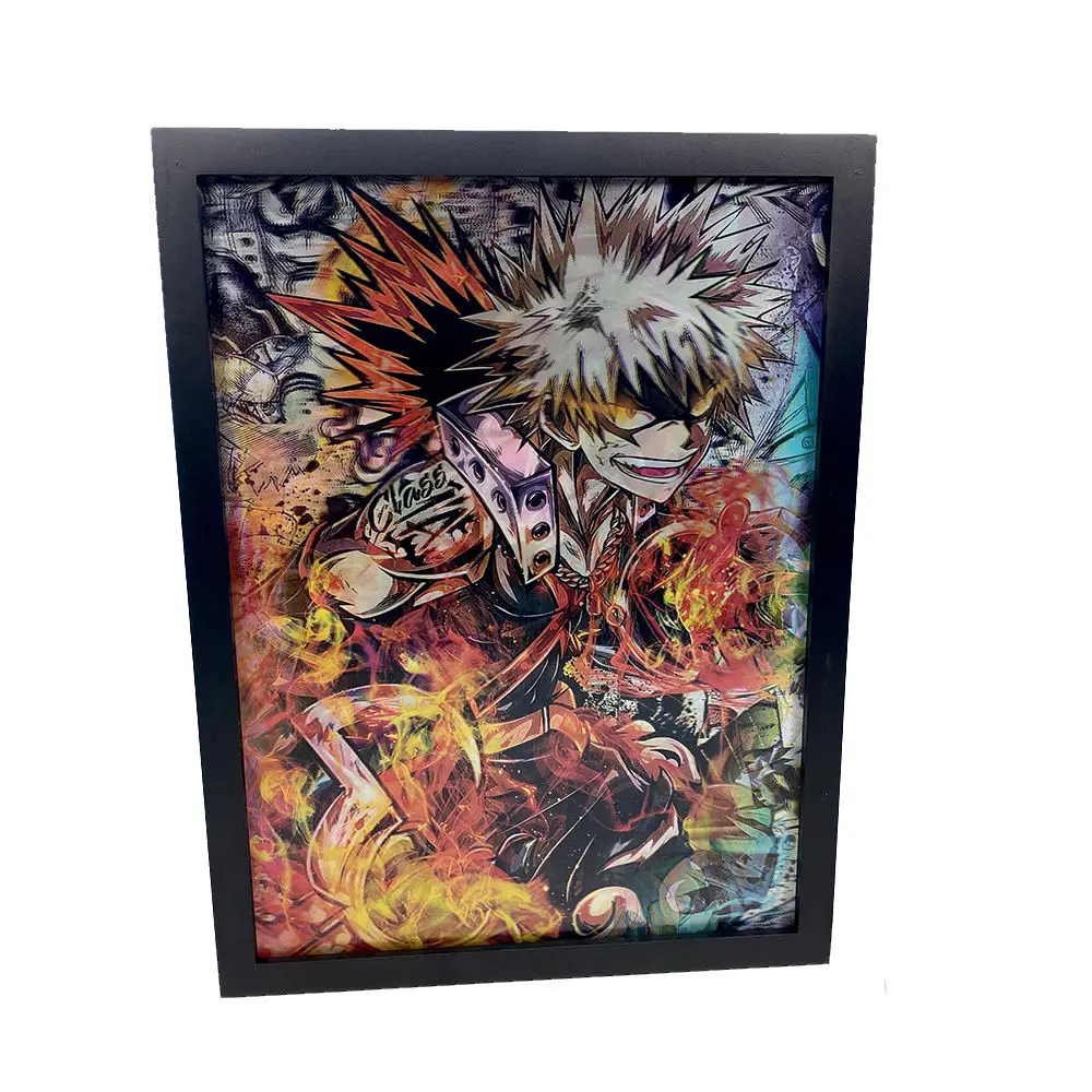 ドロップシッピング対応 アニメキャラクター 3Dレンチキュラーポスター