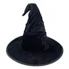 Cappello plissettato in velluto nero