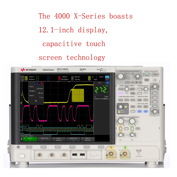 FNIRSI 1014D Digital Oscilloscope 100MHz 2Channels 1GSa/s Real Time sample rate USB host and device connectivity 7 Inch