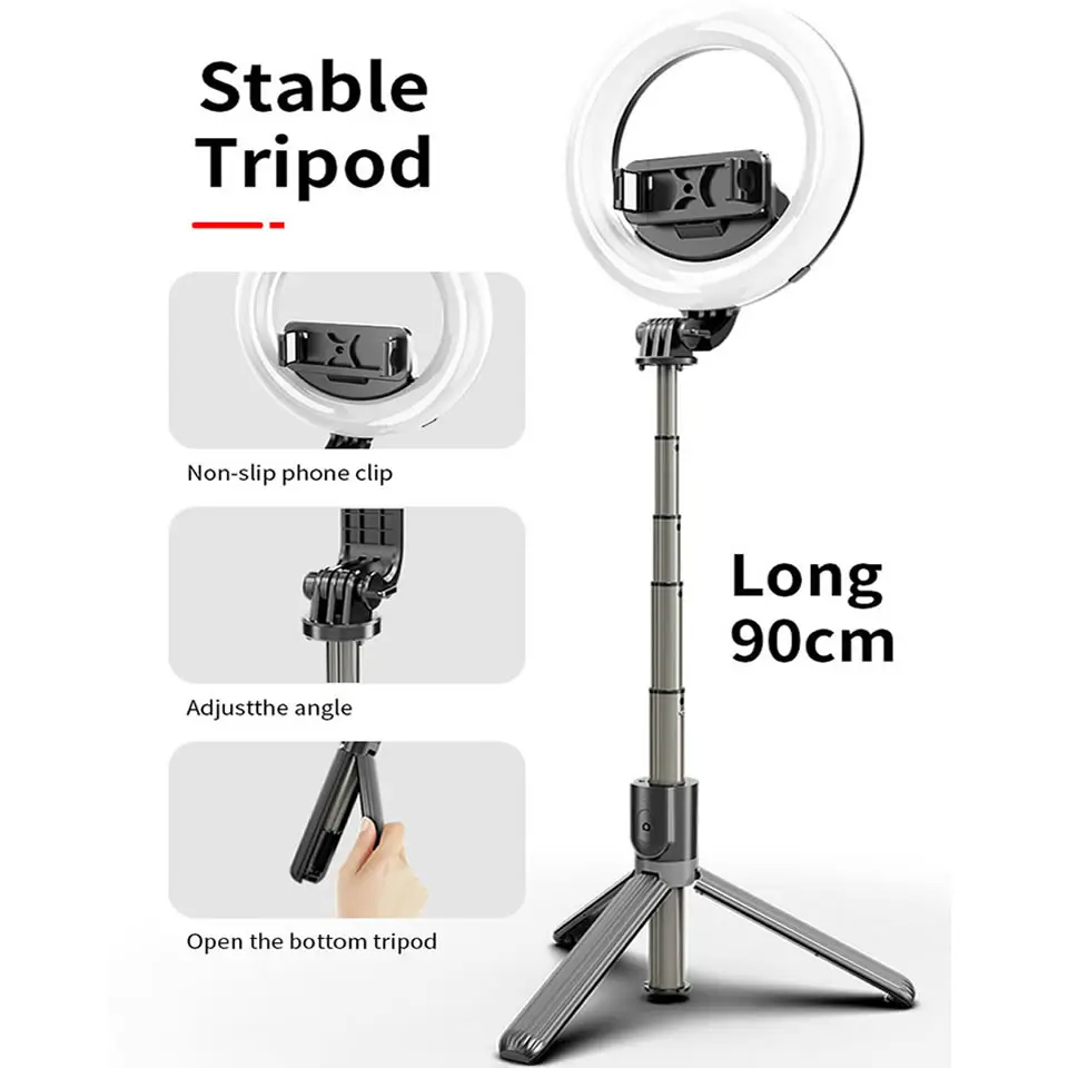 monopod ring light