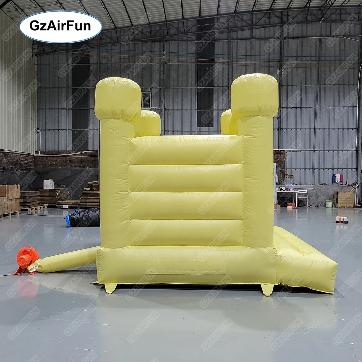 10ft Pvc Unisex Pvc Yellow Castle Bounce House Wedding Bouncer Jumping ...