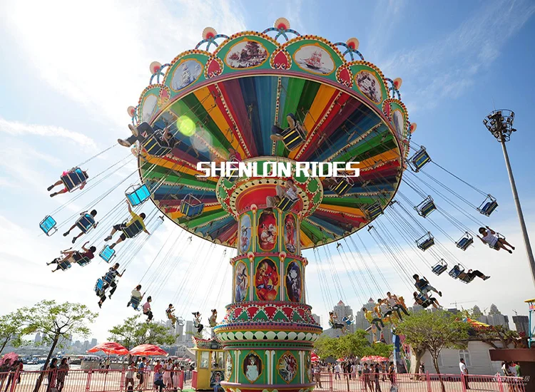 24 Seats Thrilling Amusement Park Attraction Equipment Swing Chair-o ...