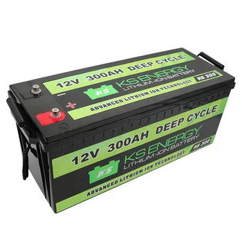 High Capacity Lifepo4 12V 300Ah Lithium Ion Battery Pack For Solar Power System