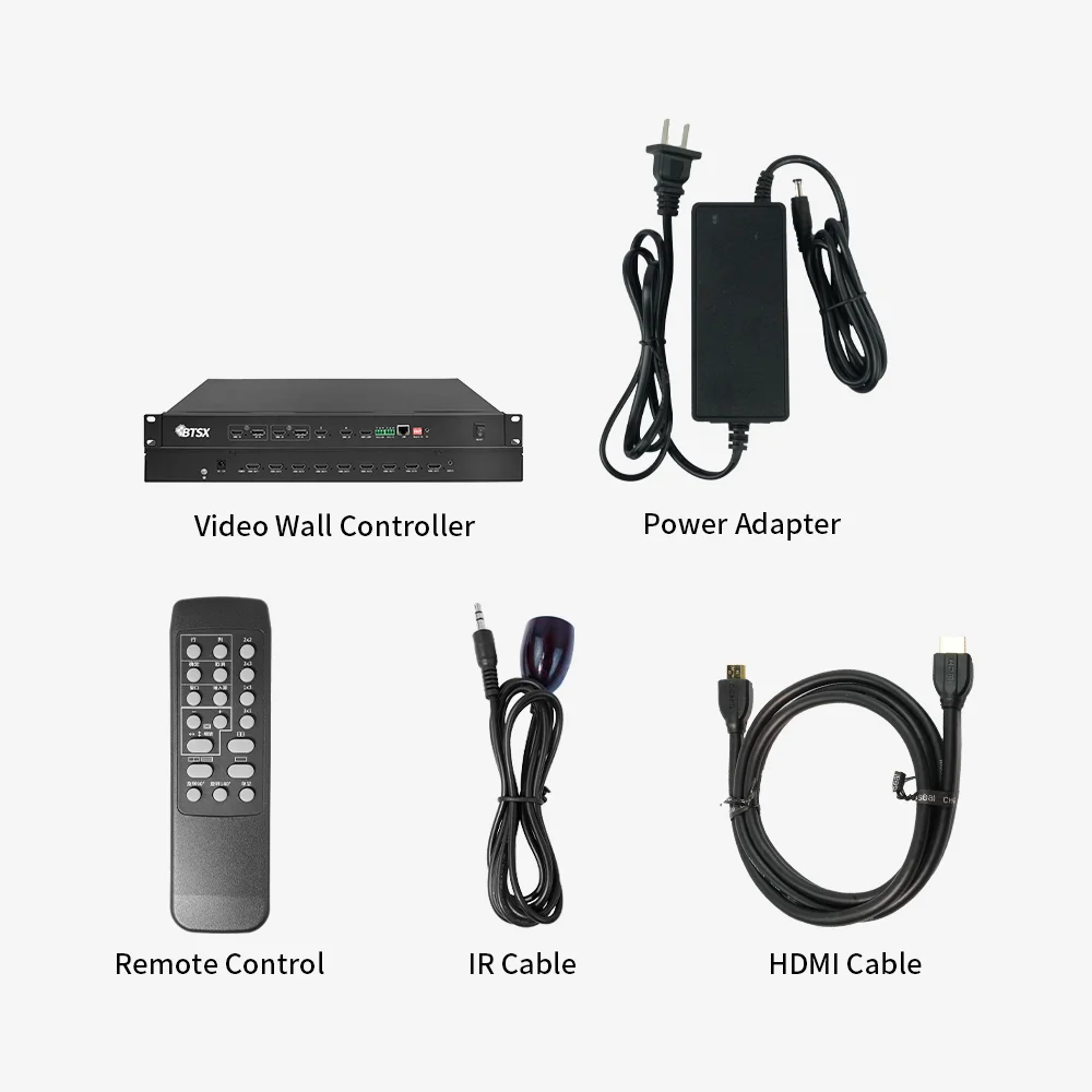 Bitvisus 4k*2k60 Audio Follow Out Multiview Hdmi Video Switcher Mixer