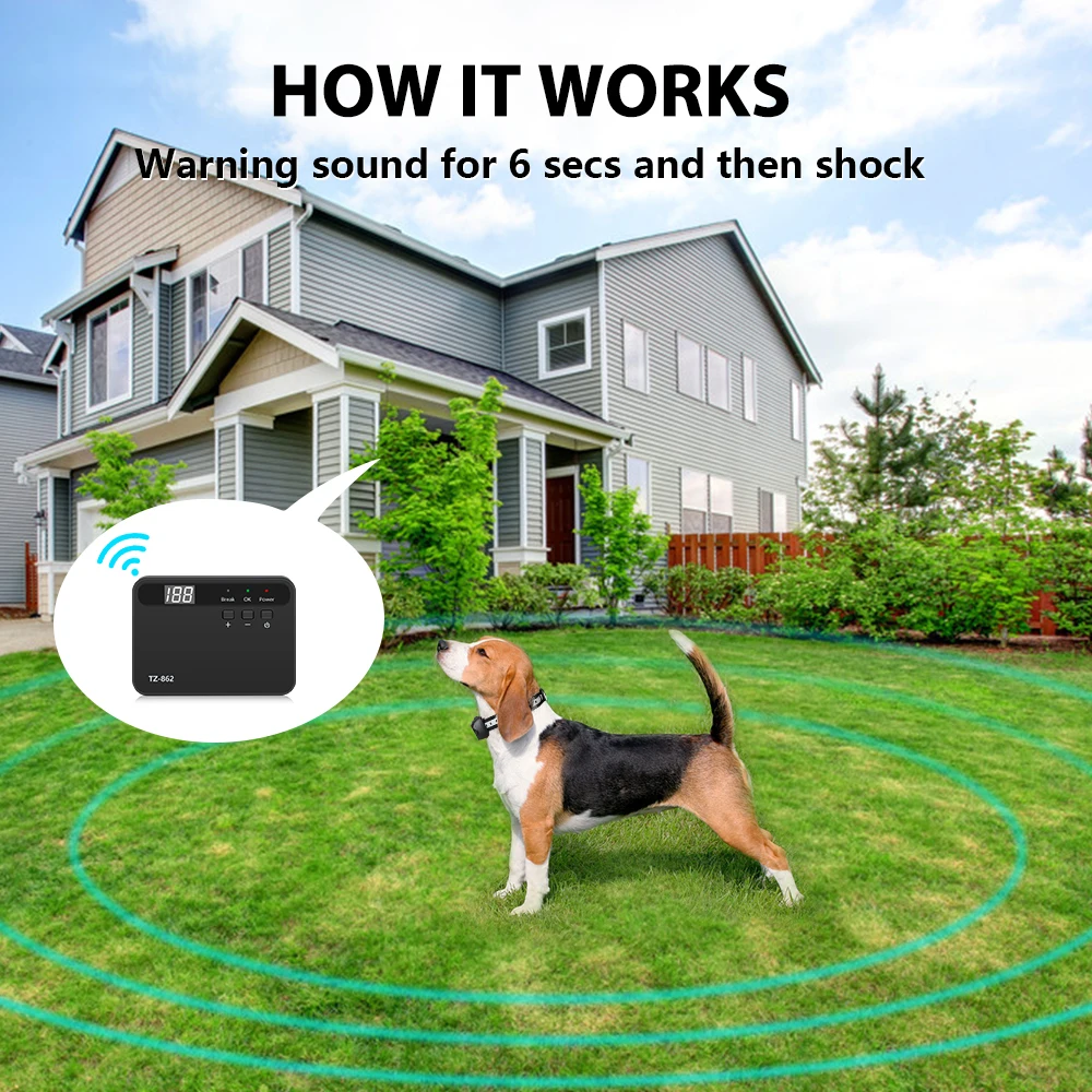 Electric Wired Rechargeable Dog Fence Upgraded Indoor Outdoor Pet Containment System Buy