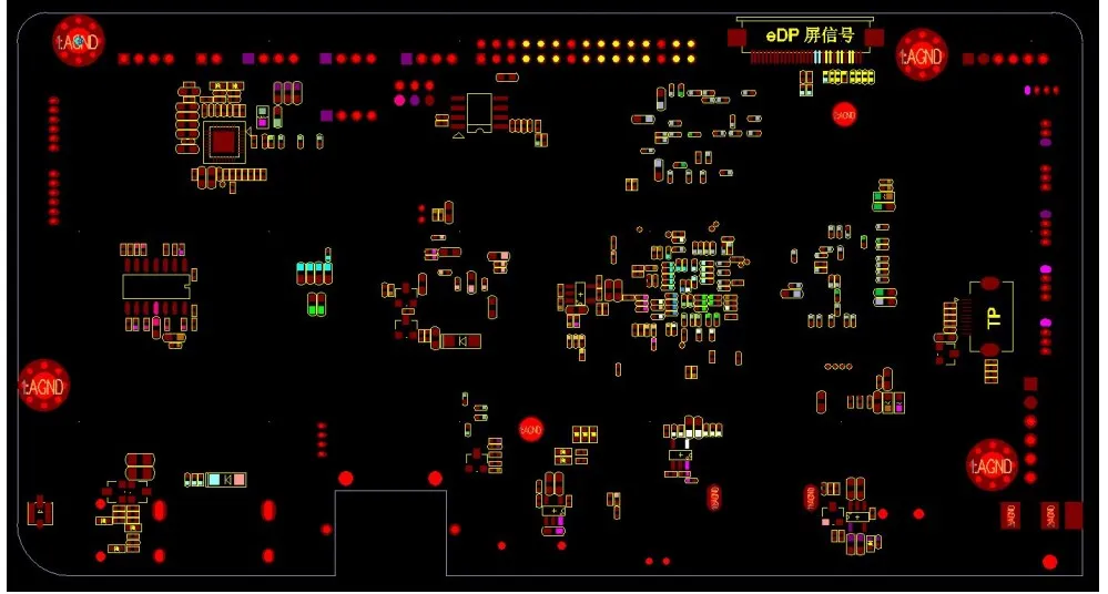 RK3399 Android Smart Motherboard - Quad Core Ultra HD TV Box PCBA