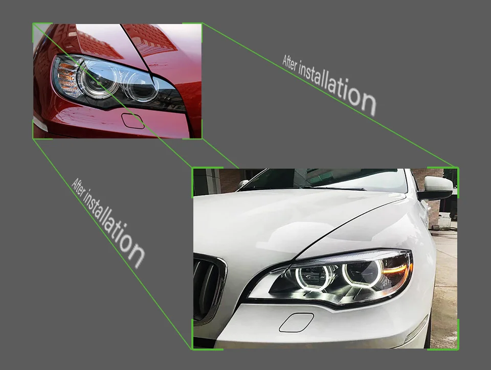 Car Styling For Bmw X6 E71 Headlight Projector Lens 20082014 With Afs