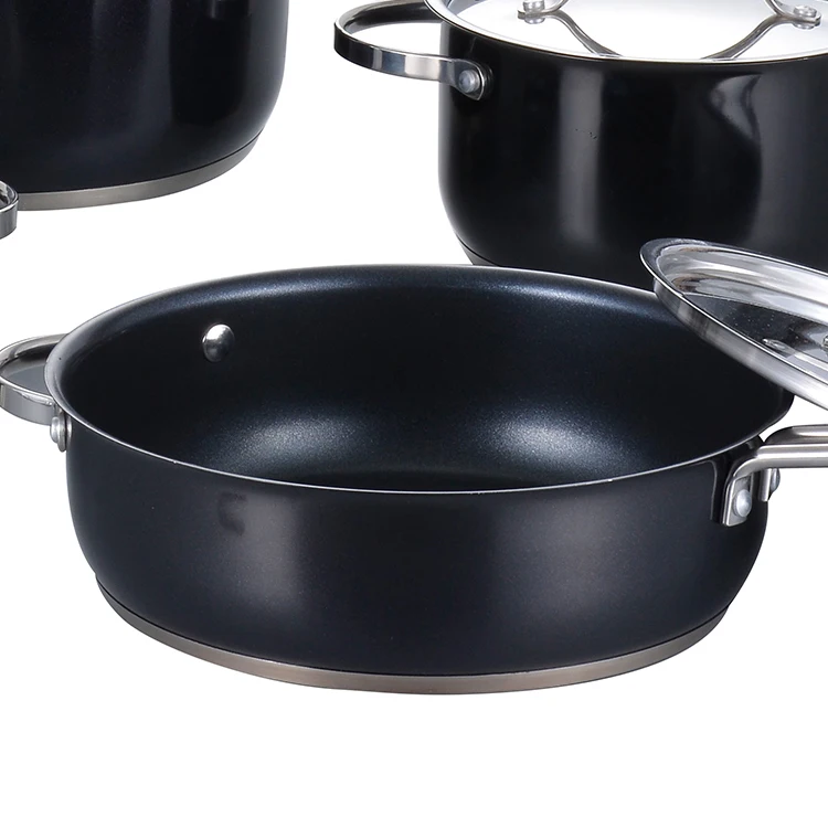 Popular Product Vintage Kitchenware 10Pcs Cookware Set Cooking Ware Set Cookware manufacture