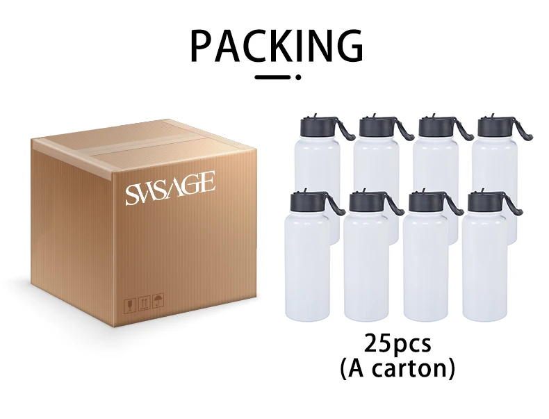 Usa Warehouse Hot Sale Custom Sublimation 20oz 32oz Insulated Stainless