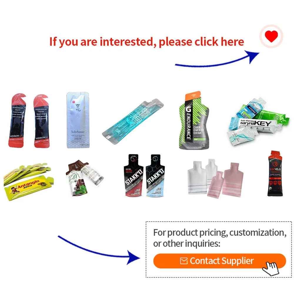 Automatic Liquid Gel Irregular Sachet Packing Machine Cosmetic Cream Sachet Packing Machine Drink Gel Sachet Packing Machine
