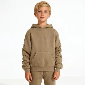 Winter Custom Kids Baby Boy Two Piece Hoodies Tracksuit Outfits Jogger Baby Clothing Sets for Winter