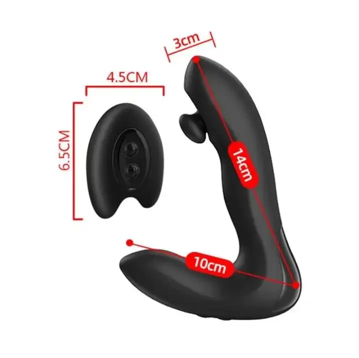 Vibratore anale con simulazione di dita, massaggiatore per la prostata, plug anale, stimolazione del punto G, telecomando, giocattoli sessuali per adulti per uomini_voghion.com