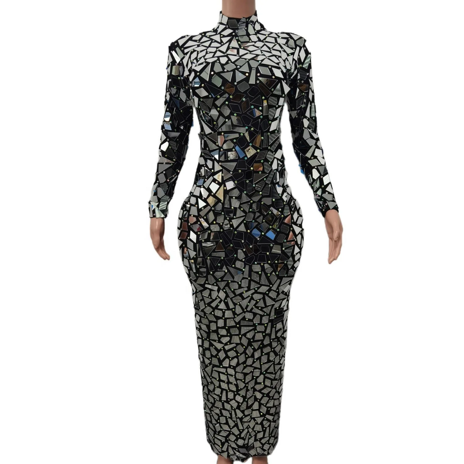 chinese dress ladies Long Mother of the Bride Glitter Dress – The Dress Outlet main image 1