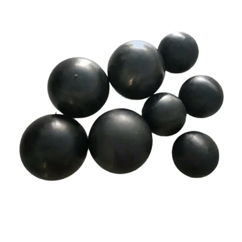 Custom Molded Solid Round Rubber Ball Black Silicone Rubber Ball