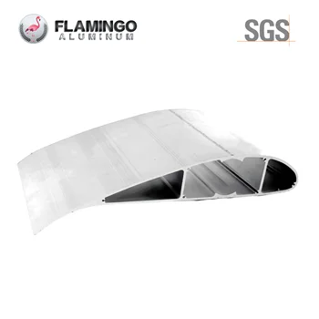 Flamingo Foshan Factory Customized Size Types 6063 T5 Aluminium Extrusion Airfoil Aerofoil Vertical Wind Turbine Blade