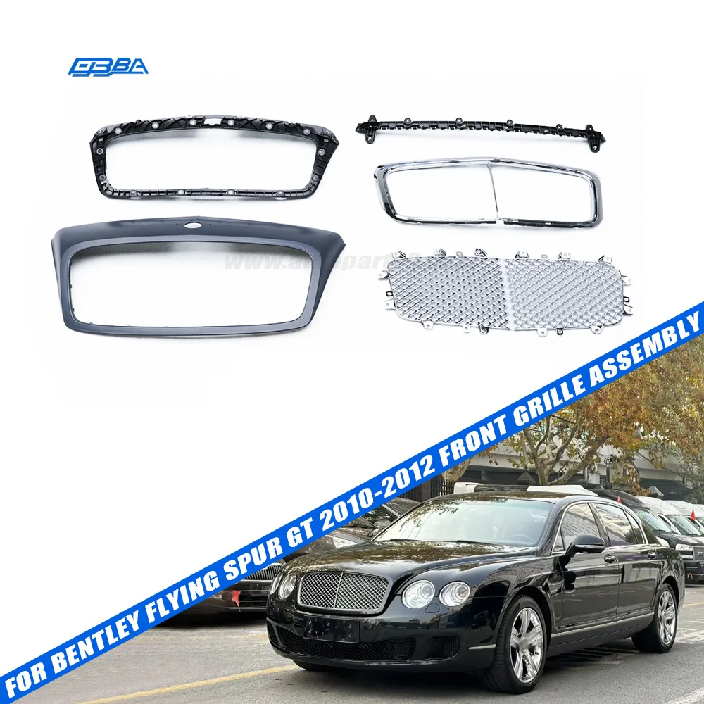 Front Bumper Grille Assembly For Bentley Flying Spur GT 2010-2012