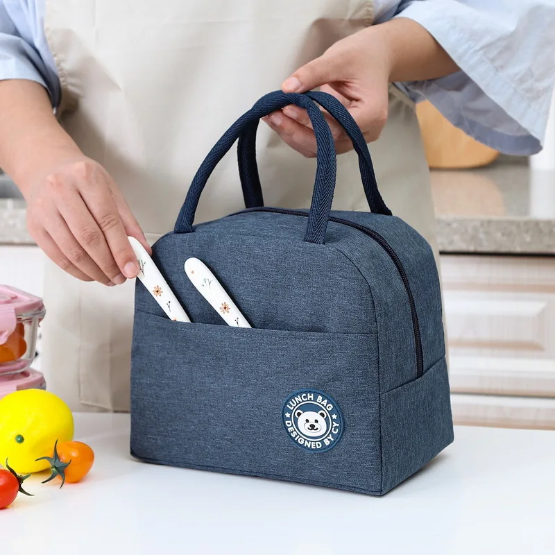 Катионная сумка для пикника Gulidd, водонепроницаемая переносная сумка для ланча из алюминиевой фольги, изоляционная сумка для ланча, утолщенный пакет для льда