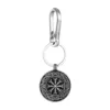 Steel-colored pendant eagle beak clasp