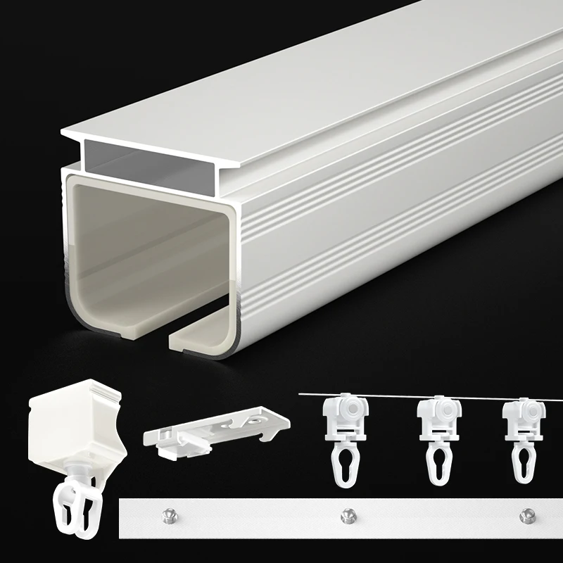 New Arrival S Wave Curtain Curtain Rail Arab Saudi S Fold Track Curtain Rail