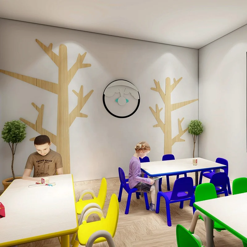 Custom Tree House Decoration Montessori Nursery Furniture Wooden