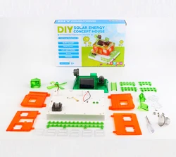 Детская пластиковая игрушка для дома на солнечной батарее с подсветкой и