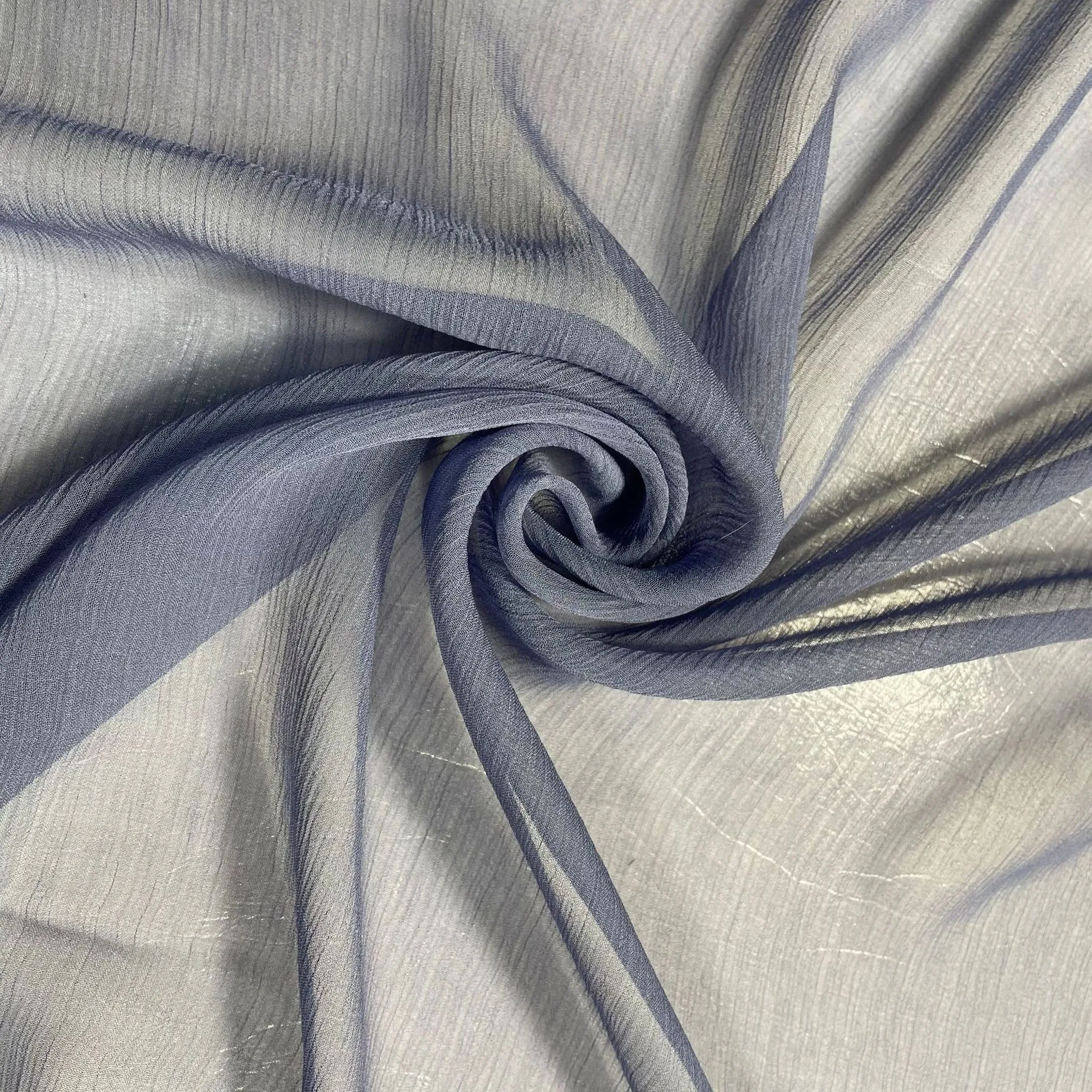 RTS Multiple Colors 5.5mm 140cm Mulberry Silk Crinkle Fabric Pure Silk Crepon Silk Shunyu Crepe Georgette Fabric for Clothing
