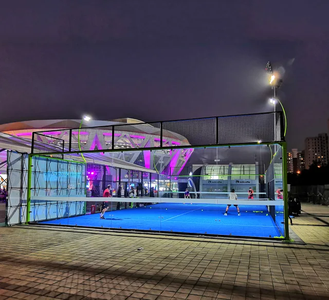 padel tennis court in china national tennis center