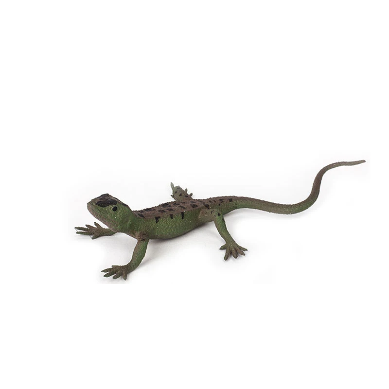 Stress Soft  Lifelike Lizards Rubber Lizard Articulating Toy To Kids And Adults