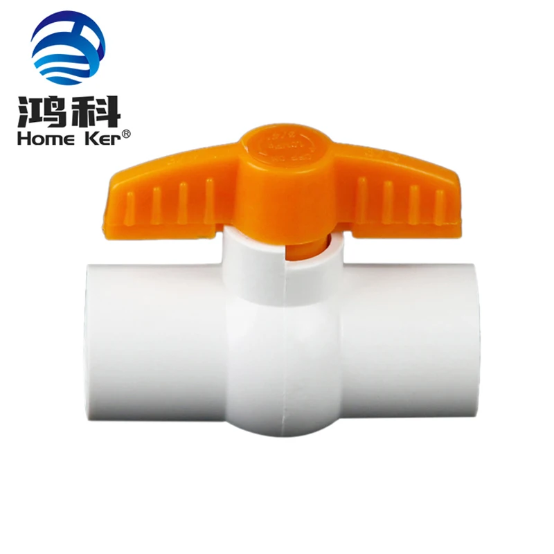 2021 NEW PVC UPVC Ball Valve Plastic Africa Plastic Ball Valve Hot Selling Plastic Pvc Ball Valve