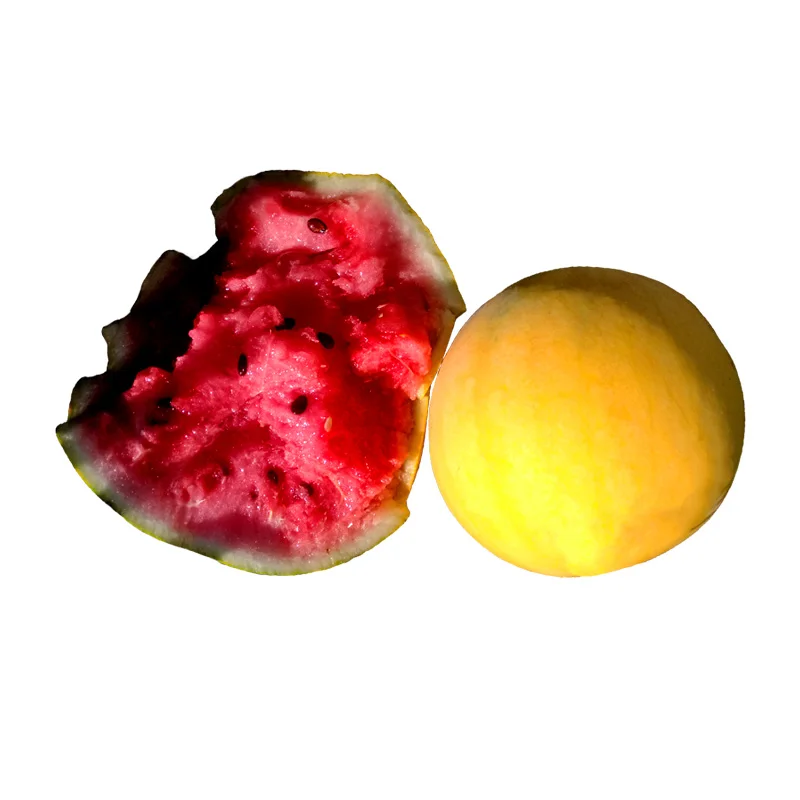 summer thirst quenching product yellow skin red flesh watermelon