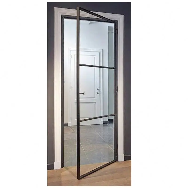 Double Glass Aluminium Soundproof Used Exterior French Doors For Sale
