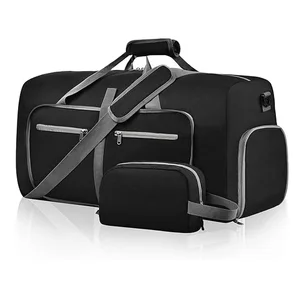Waterproof  Travel Duffel Bag Sports Gym Bags with Shoes Compartment and Adjustable Strap