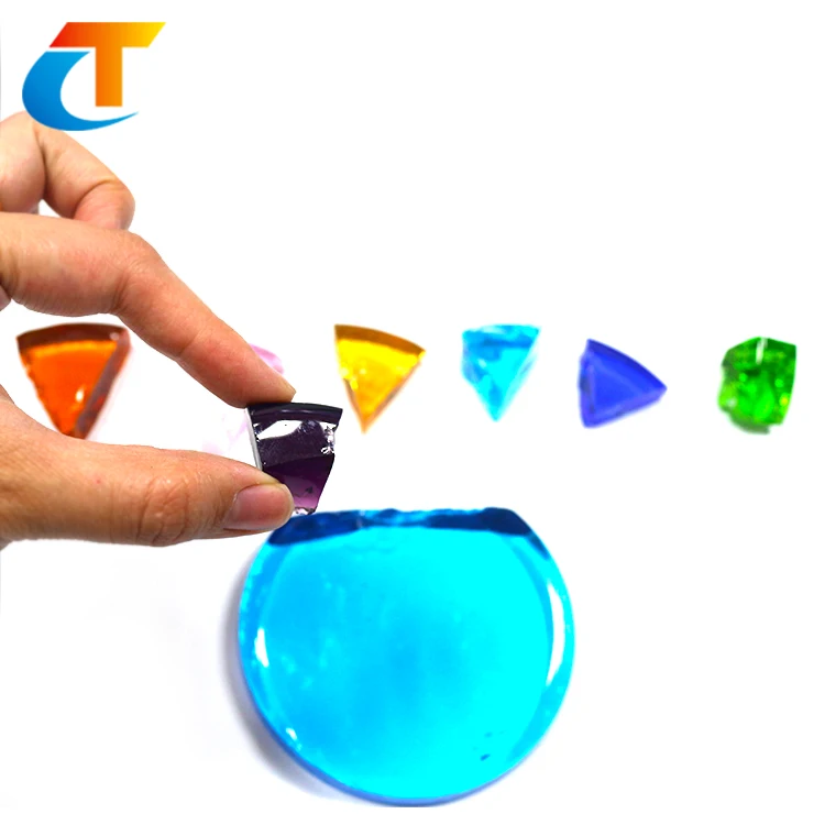 Factory Prices High Quality  Colorful Cast Glass Block
