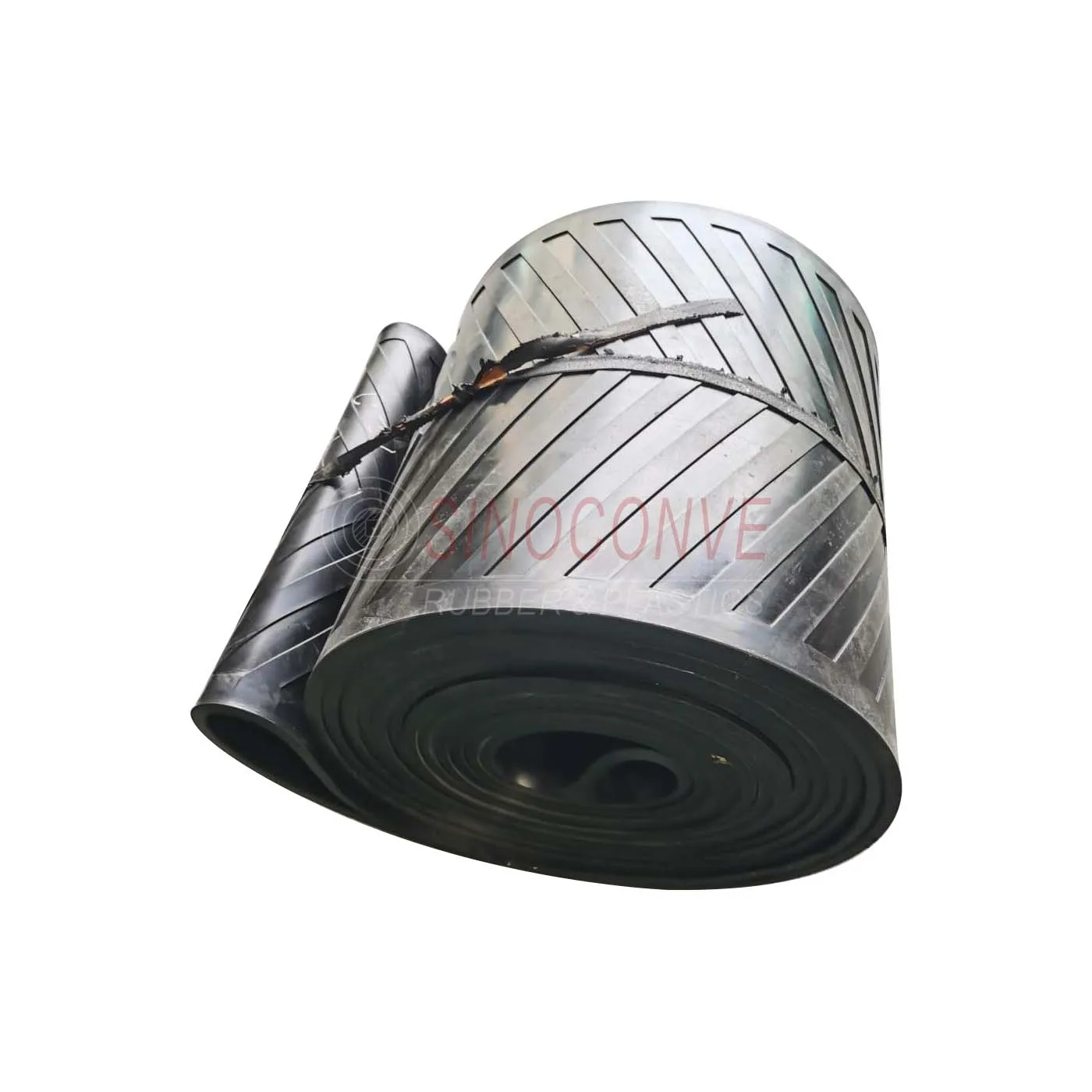 Heat Resistant EP Canvas Chevron Rubber Conveyor Belt