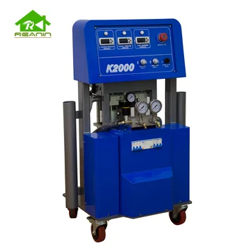 Reanin-k2000 polyurethane foam spray machine - how it works 