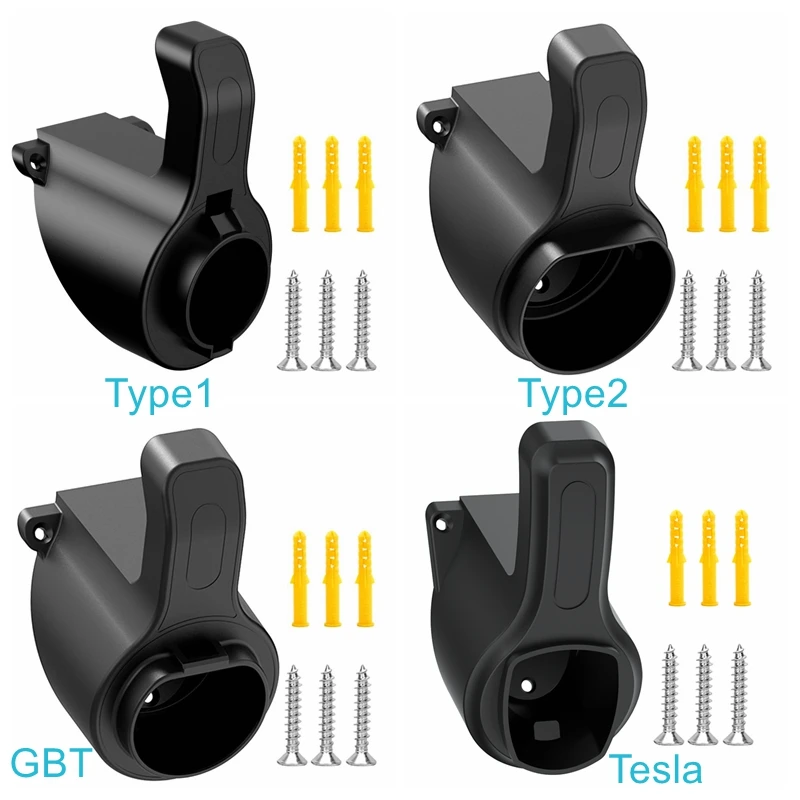 New Condition Wallbox Ev Cable Holder For Gbt Type 2 & Type 1 Tesla Ev ...