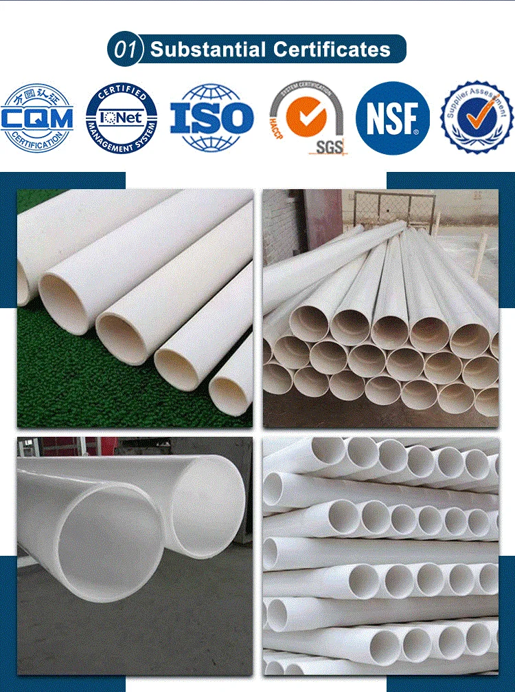 Upvc Plastic Drip Irrigation Water Supply/drainage Pipe Full Size Building Materialmoulded