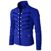Double-breasted men's suit [Blue]