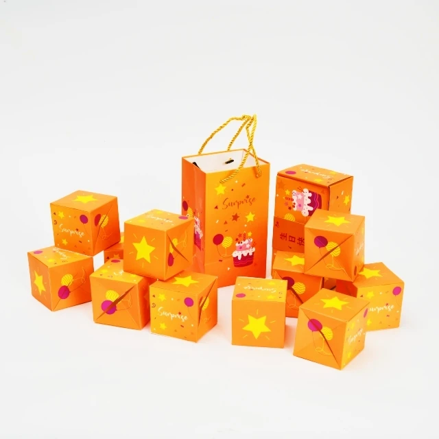 Hot selling unique folding bounce surprise box birthday anniversary Valentine's Day explosion gift box