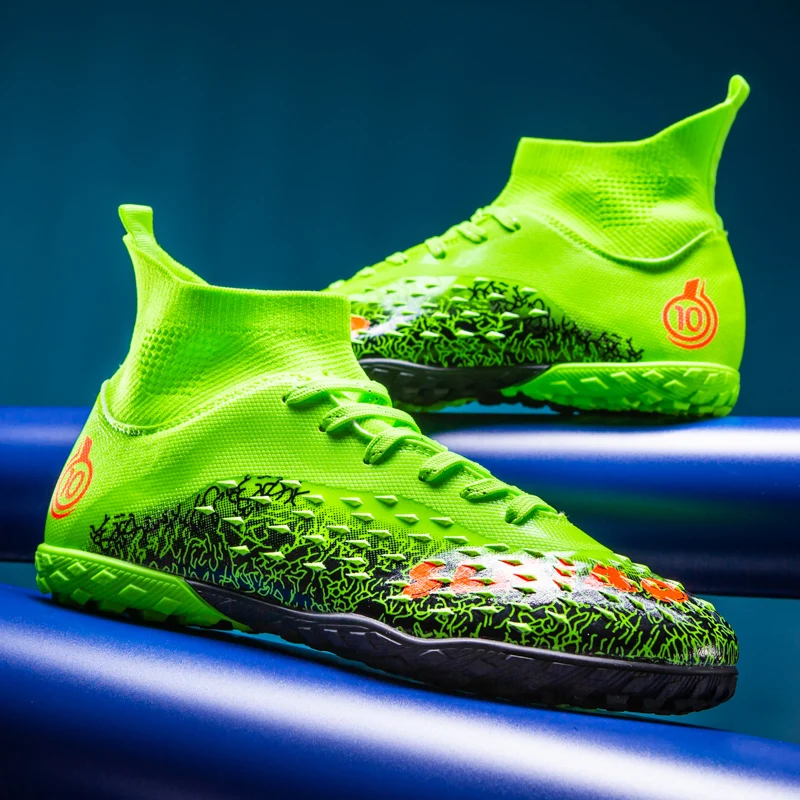 Greatshoes Professional Football Shoe,High Top Football Shoes New Fashion Soccer Shoes W aperçu 2