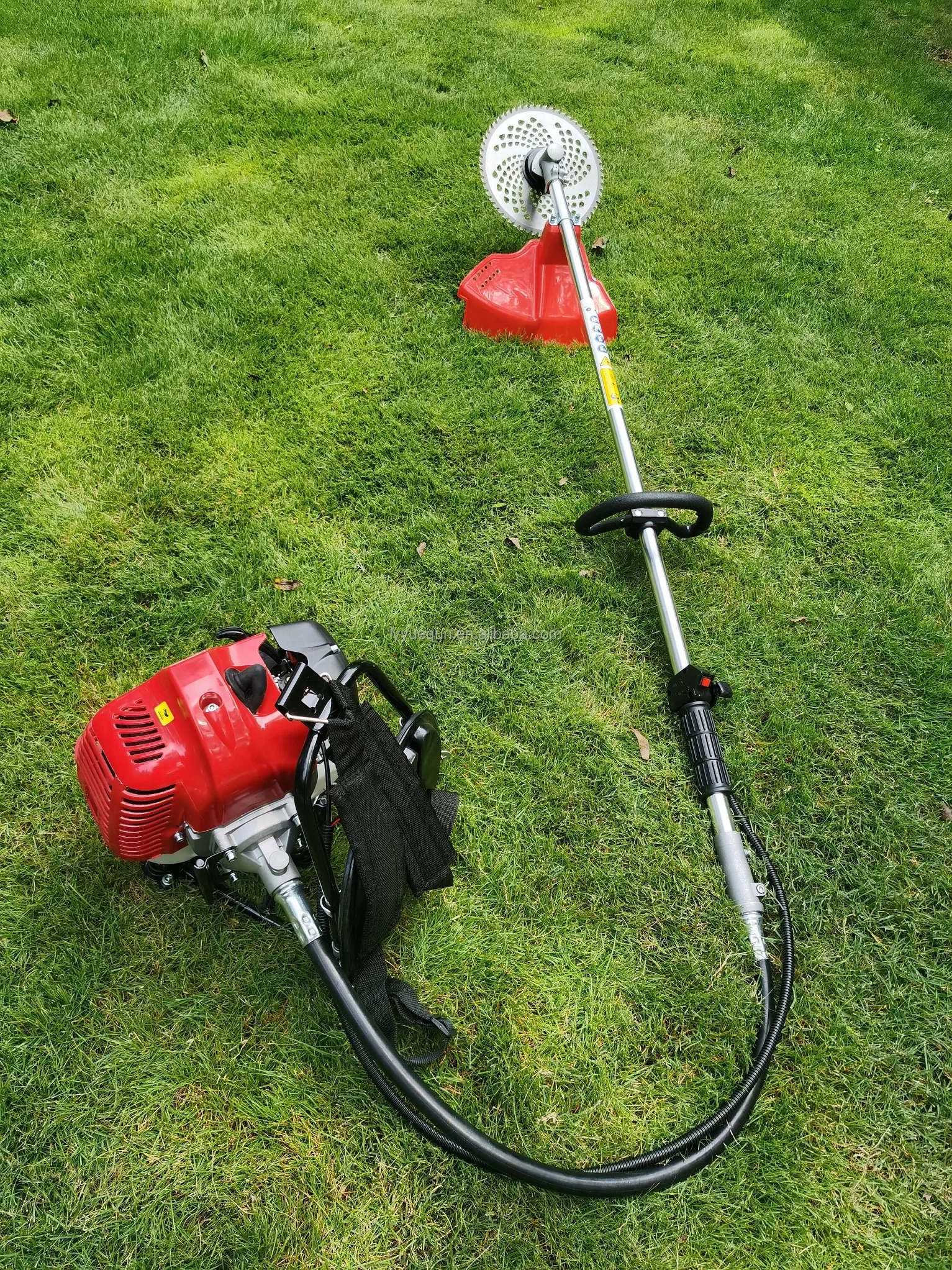 4kw brush cutter 52cc grass trimmer machine backpack power