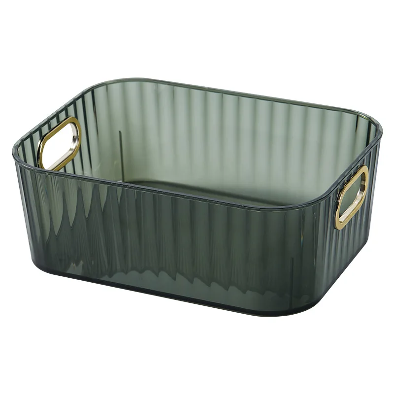 Nordic Style Acrylic Finishing Storage Basket Plastic Makeup Organizer Container Storage Basket supplier