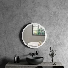 Hangzhou manufacture supplying oval bathroom mirror with led light