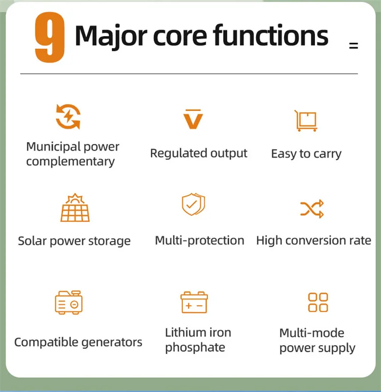 Solar Multifunctional UPS 1500W 1280WH Power Supply Outdoor Portable Lithium Power Station