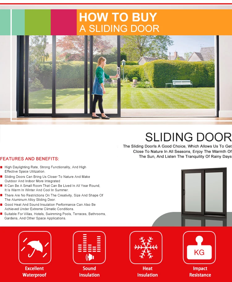 Sliding Doors Dubai Aluminium Design Slider Exterior Balcony Door