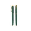 Colgante de varilla dorada verde oscuro