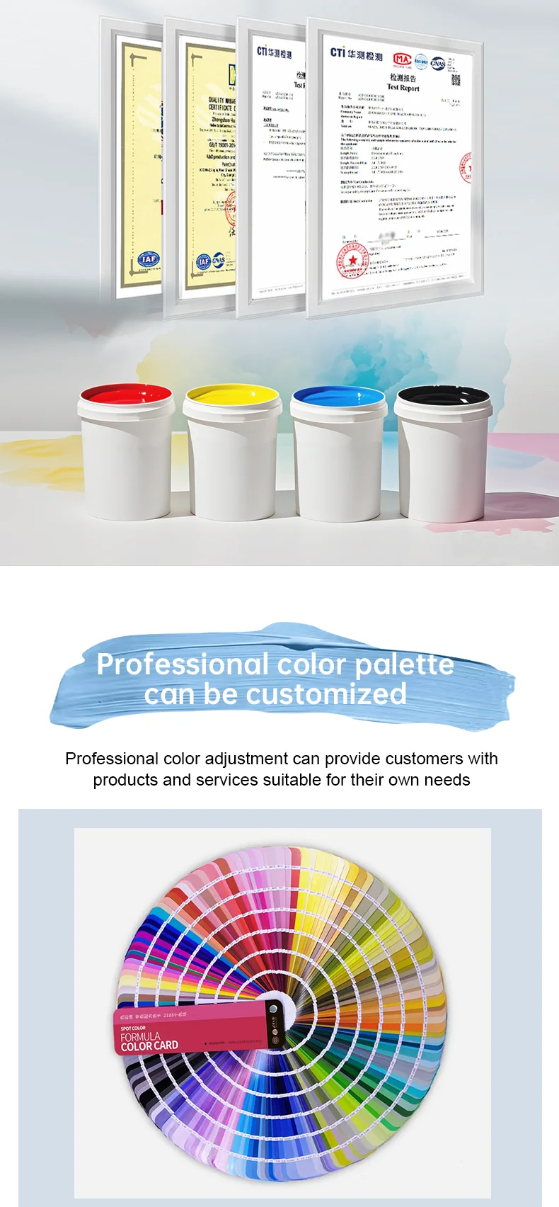 High Concentration and Low Viscosity, Specially Designed for Water-based Inks Used in Pre-printing Technology. details