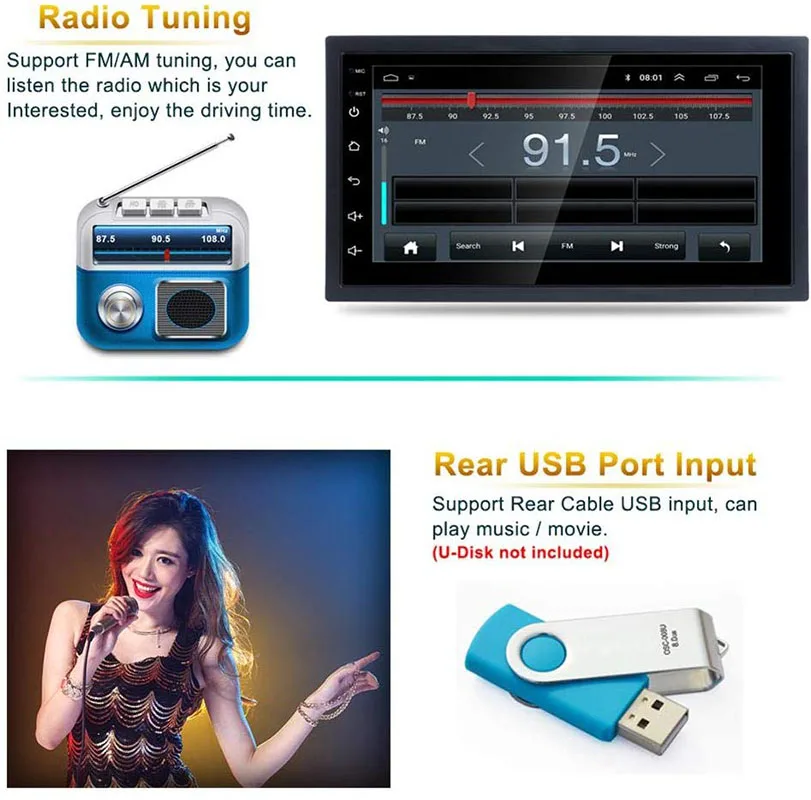 Judong for 2020 BAIC ZHIDA X3 X5 35 55 Android Auto Car De Carro GPS Navigation Multimedia Dvd Carplay Player  Stereo Radio