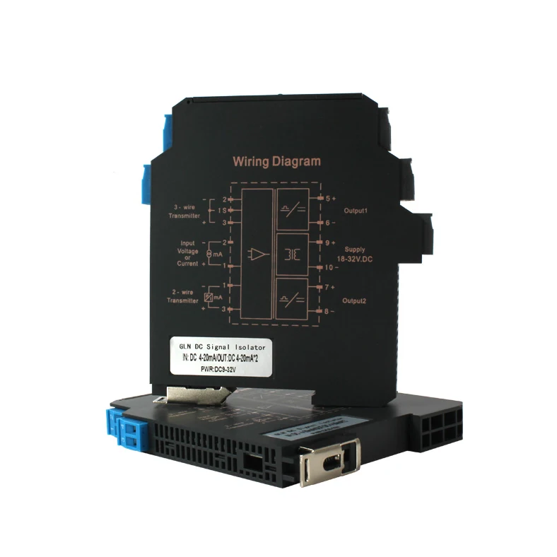 High Quality 420ma Single Input Dual Output Current Signal Converter 1 In 4 Out Signal Splitter
